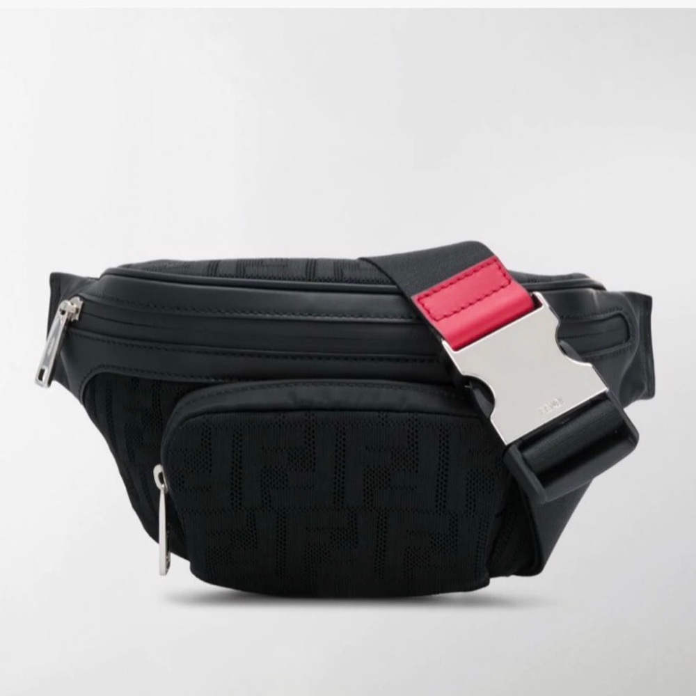 Fendi FF Logo Belt Bag Black - New with Tags